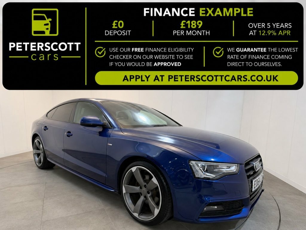 Audi A5 2L Black Edition Blue #2