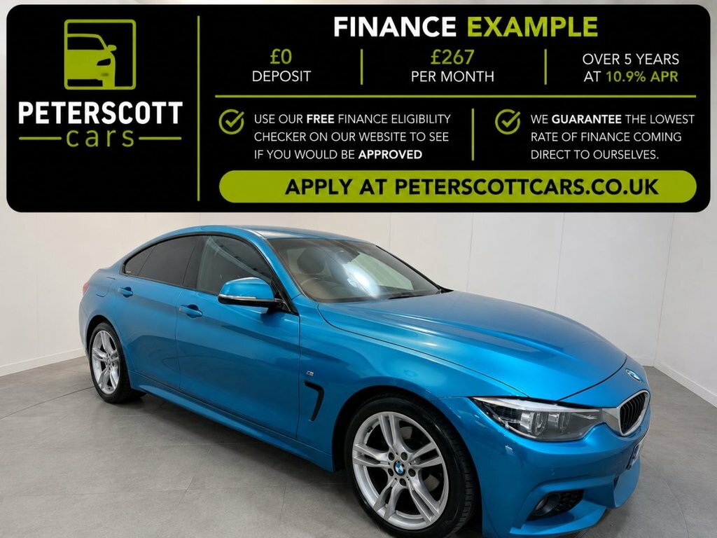 BMW 4 Series Gran Coupe 2L M Sport Blue #3