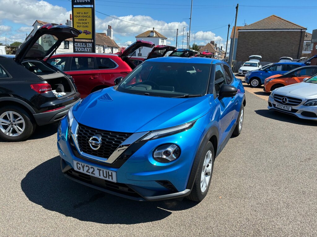 Nissan Juke N-connecta 1.0 Dig-t Euro 6 Ss 7 Su GY22TUH Blue #4