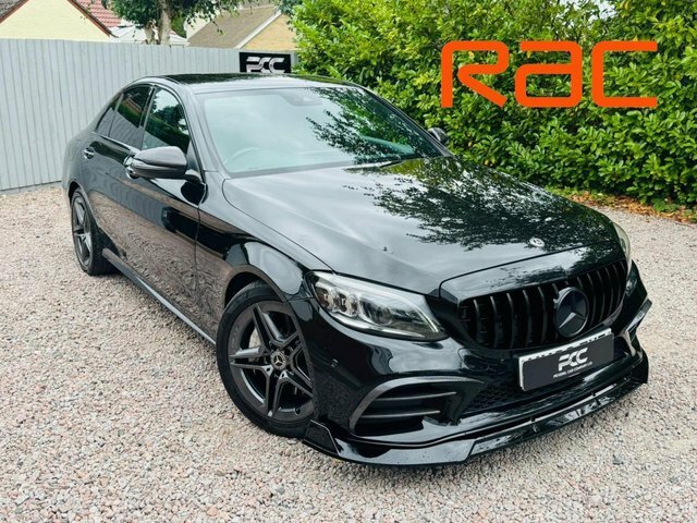 Mercedes-Benz C Class 2019 2.0 C300d Amg Line Premium Saloon Diese Black