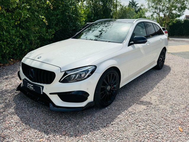 Mercedes-Benz C Class 2017 2.1 C250d Amg Line Premium Plus Estate KO66XRG White #6