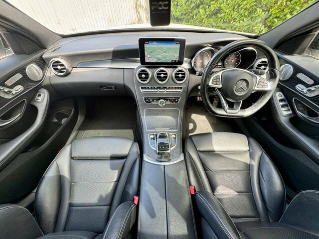 Mercedes-Benz C Class 2017 2.1 C250d Amg Line Premium Plus Estate KO66XRG White #3
