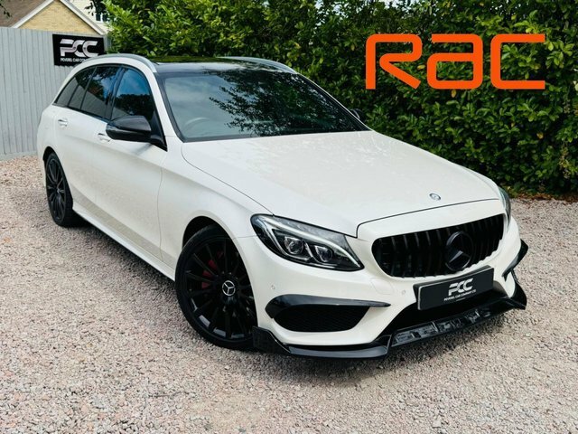 Mercedes-Benz C Class 2017 2.1 C250d Amg Line Premium Plus Estate White