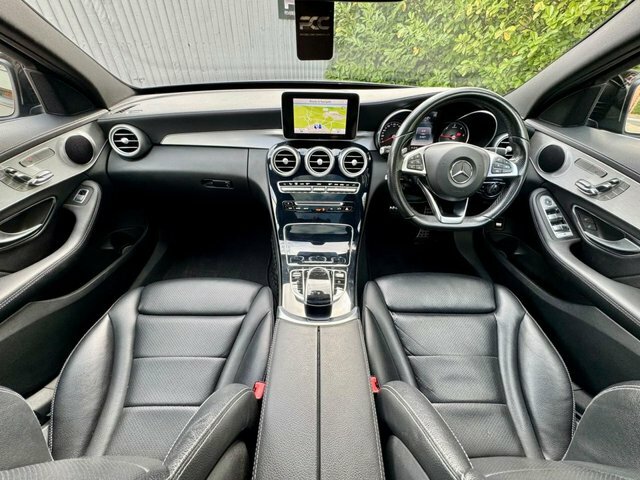 Mercedes-Benz C Class 2015 1.6 C200d Amg Line Premium Saloon Diese Grey #3