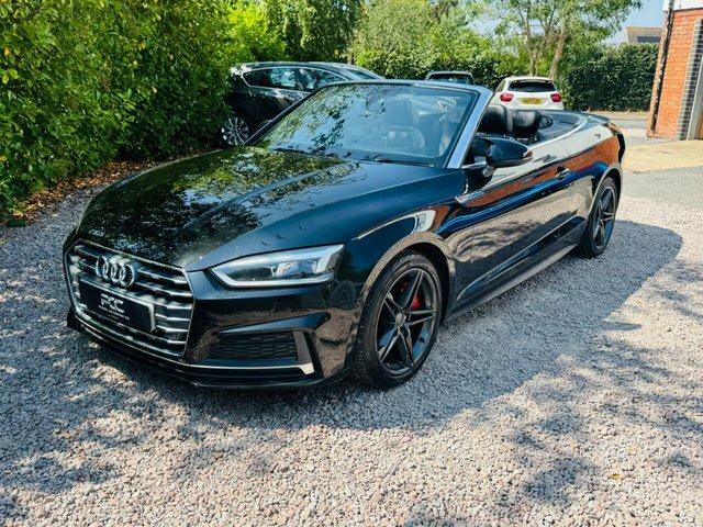 Audi A5 2018 2.0 Tfsi S Line Convertible S Tron HG67RWY Black #6