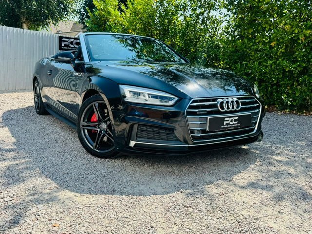 Audi A5 2018 2.0 Tfsi S Line Convertible S Tron HG67RWY Black #4