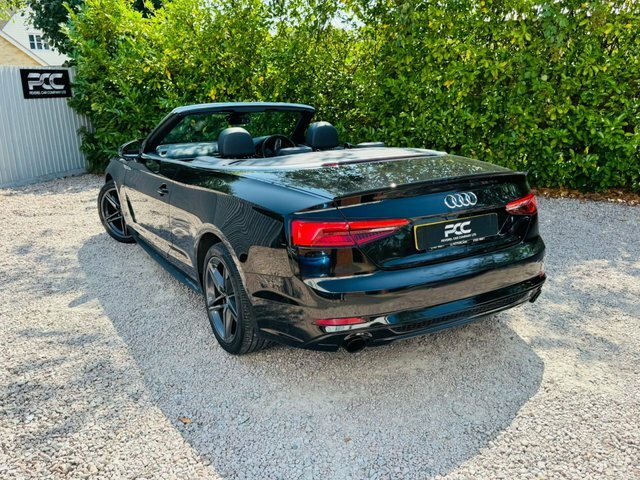 Audi A5 2018 2.0 Tfsi S Line Convertible S Tron HG67RWY Black #2