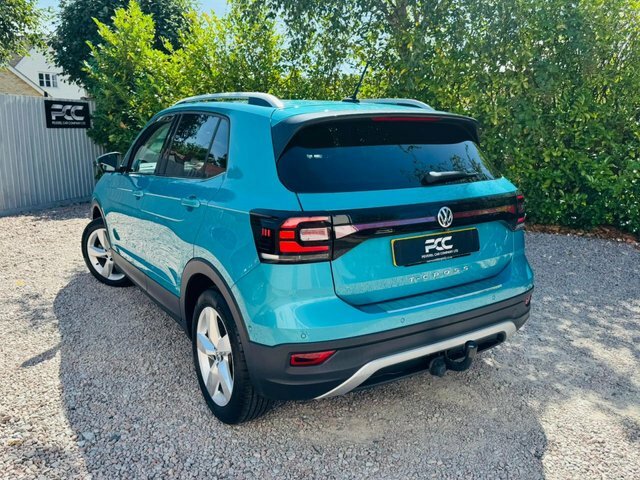 Volkswagen T-Cross 2019 1.6 Tdi Sel Suv Dsg Euro 6 Ss Blue #2