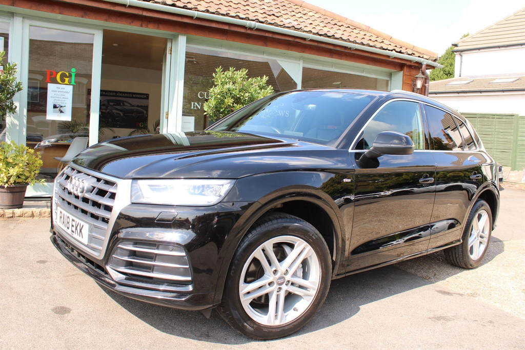 Audi Q5 2.0 Tfsi S Line S Tronic Quattro Euro 6 Ss Black #2