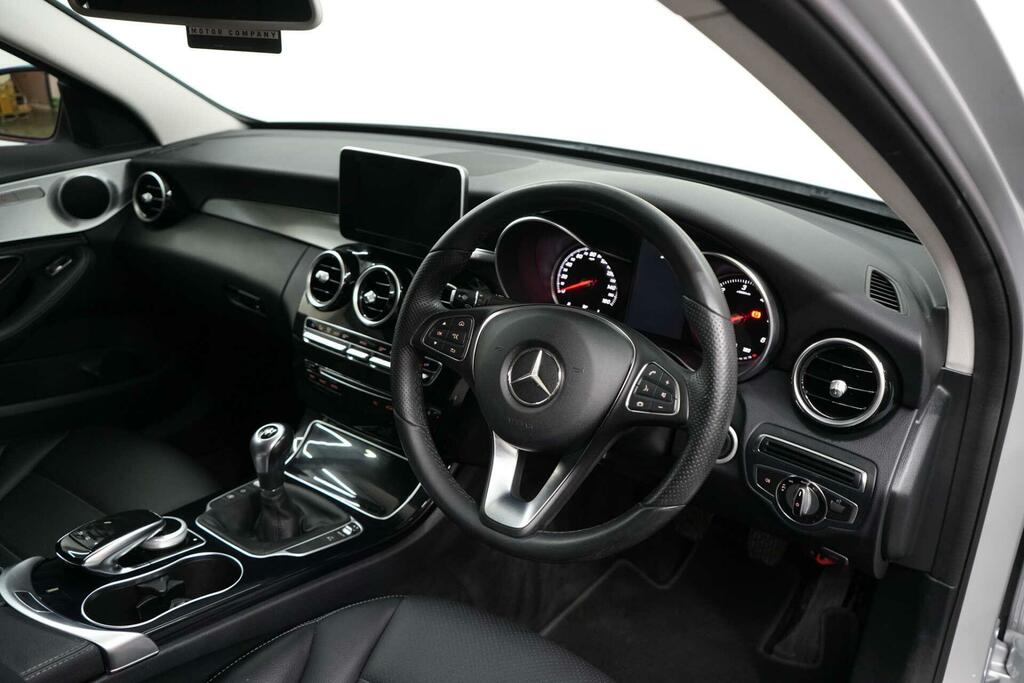 Mercedes-Benz C Class Saloon 2.1 C220 Bluetec Amg Line G-tronic Euro 6 Silver #20