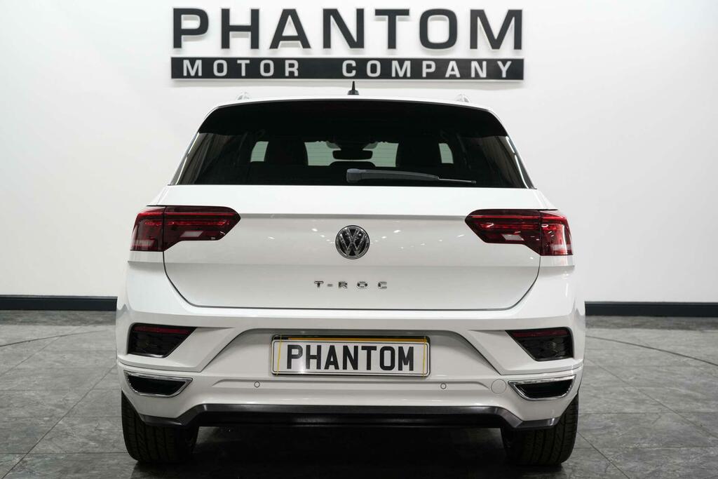 Volkswagen T-Roc 1.6 Tdi R-line Euro 6 Ss White #4