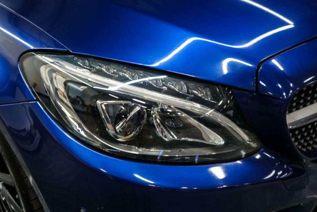 Mercedes-Benz C Class Amg Line Blue #6