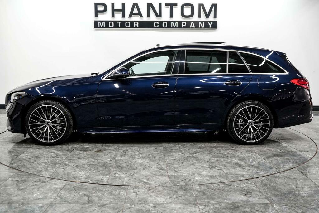 Mercedes-Benz C Class Amg Line Blue #3