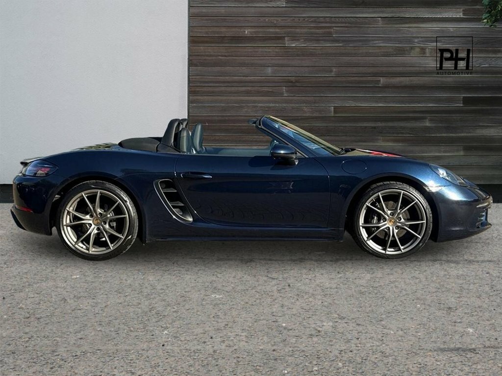 Porsche 718 Boxster Convertible Blue #4