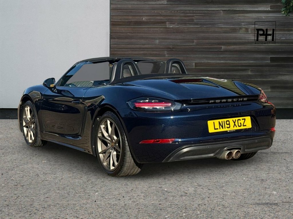 Porsche 718 Boxster Convertible Blue #6
