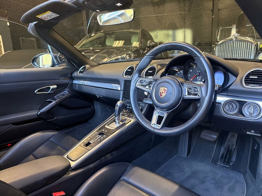 Porsche 718 Boxster Convertible Blue #2