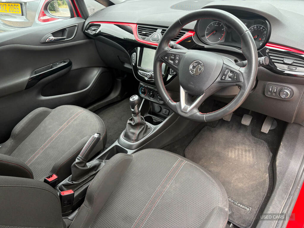 Vauxhall Corsa 1.4 Sri Nav BK69TMY Red #2