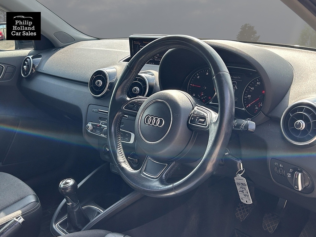 Audi A1 Hatchback Black #5