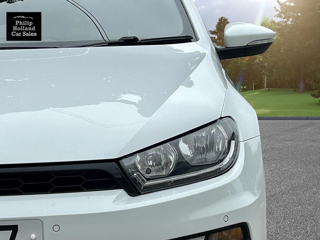 Volkswagen Scirocco Hatchback White #2