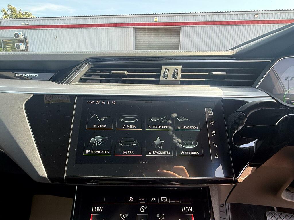 Audi E-tron 55 Black Edition Suv Quattro 95K Black #12