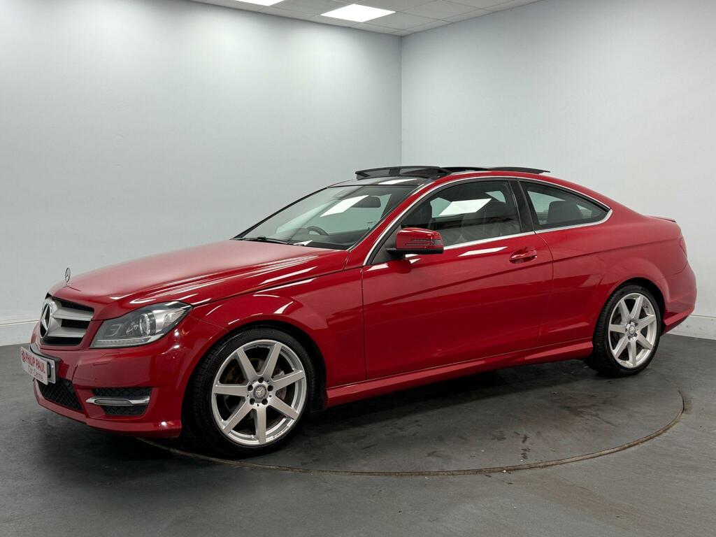 Mercedes-Benz C Class C250 Cdi Amg Sport Edition Premium Plus Red #2