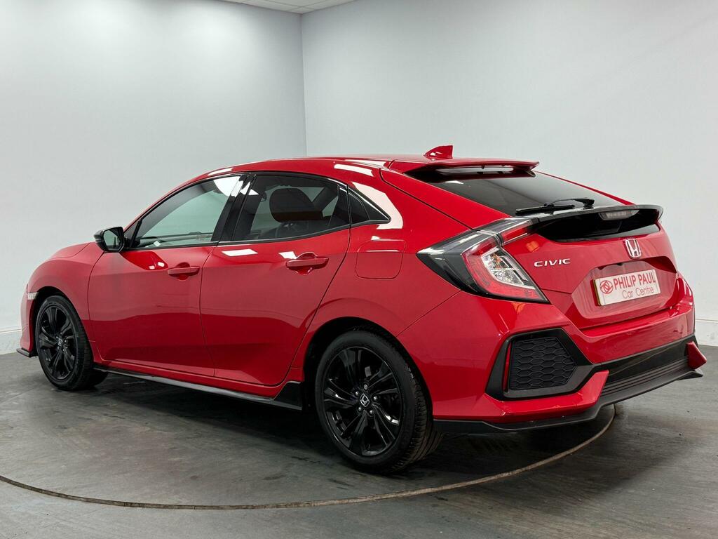 Honda Civic 1.0 Vtec Turbo 126 Sport Line Cvt Red #3