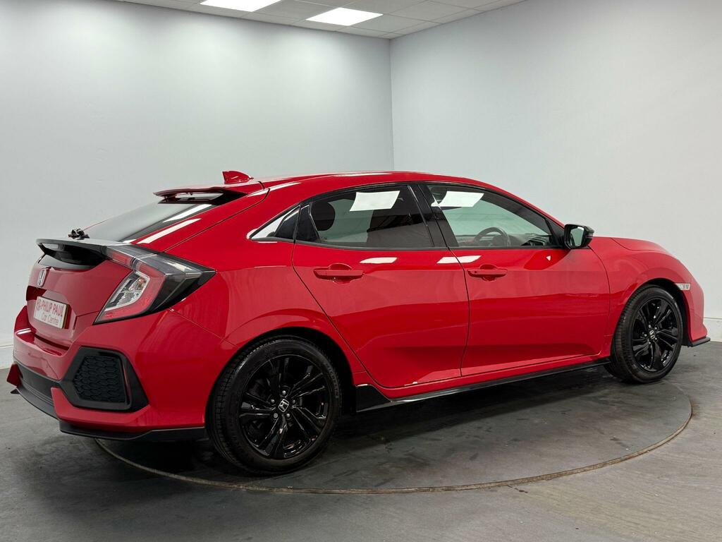 Honda Civic 1.0 Vtec Turbo 126 Sport Line Cvt Red #4