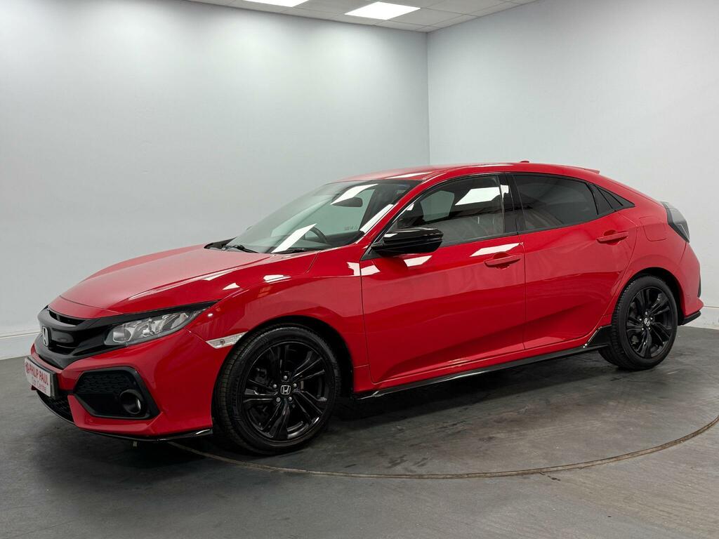 Honda Civic 1.0 Vtec Turbo 126 Sport Line Cvt Red #2