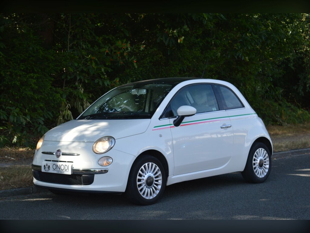 Fiat 500 1.2 Lounge Hatchback Euro 5 Ss White #2