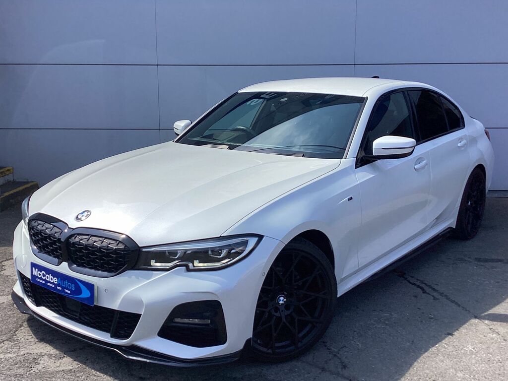 BMW 3 Series 2.0 320D M Sport Saloon Euro 6 S YC69SFZ White #5