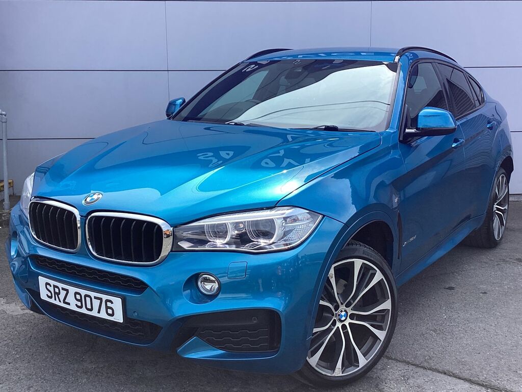 BMW X6 3.0 30D M Sport Edition Suv Xdrive Blue #3