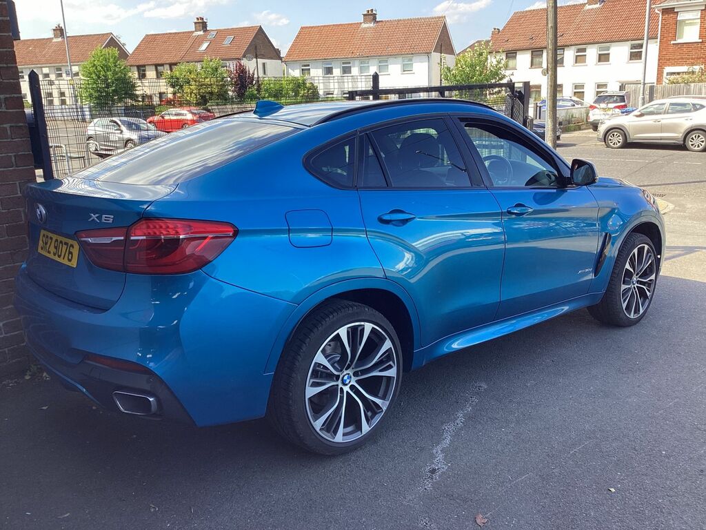 BMW X6 3.0 30D M Sport Edition Suv Xdrive Blue #3