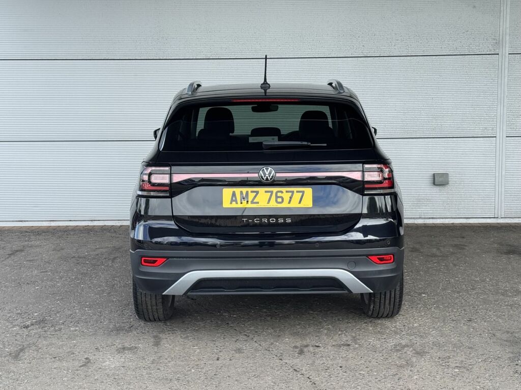 Volkswagen T-Cross 1.0 Tsi Sel 110 Bhp Dsg Black #4