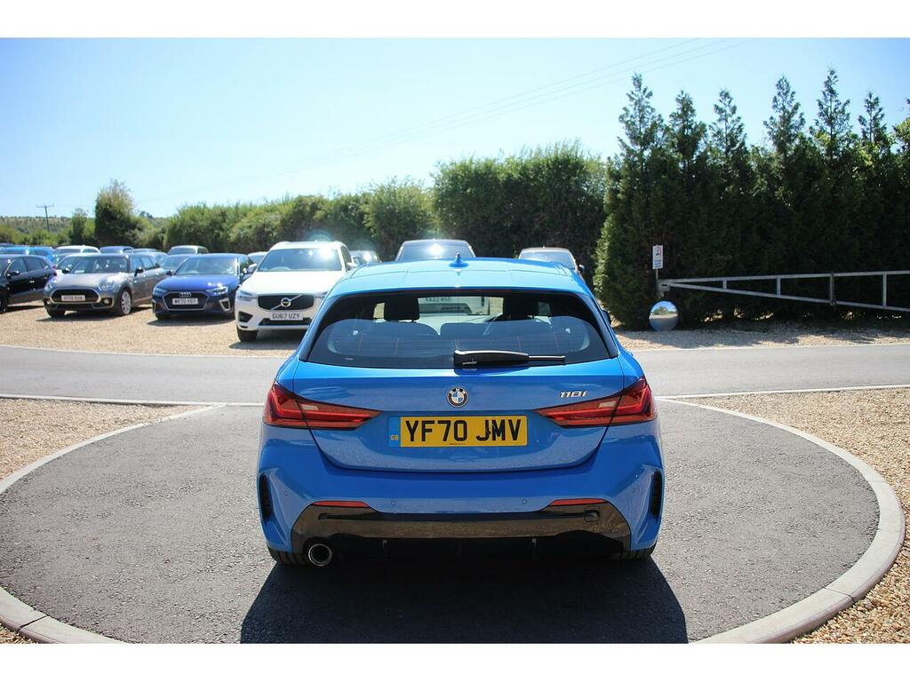 BMW 1 Series Hatchback YF70JMV Blue #3
