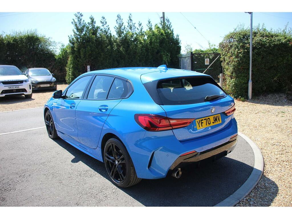 BMW 1 Series Hatchback YF70JMV Blue #2