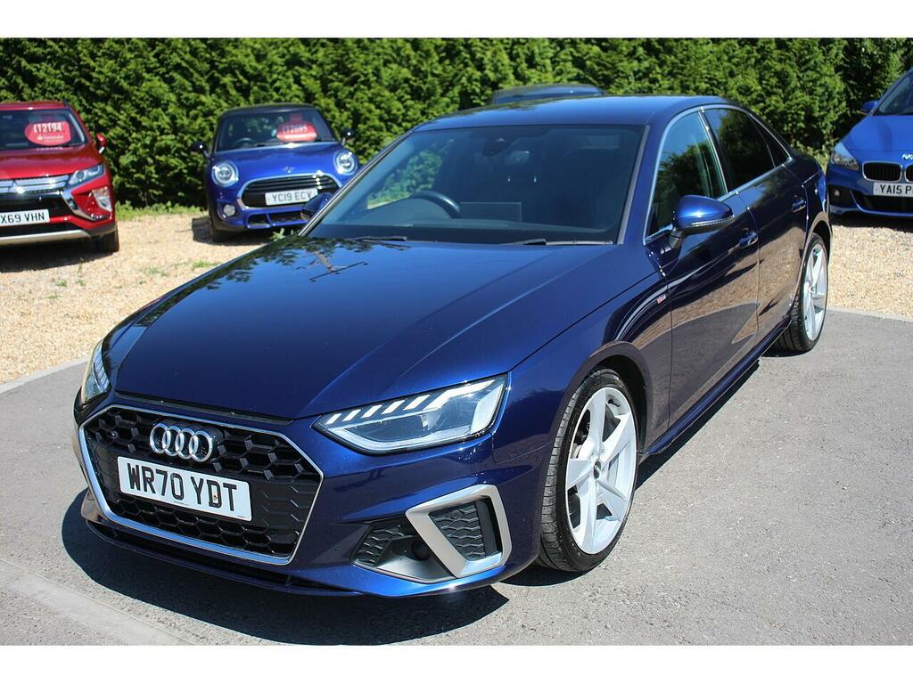Audi A4 Saloon WR70YDT Blue #2