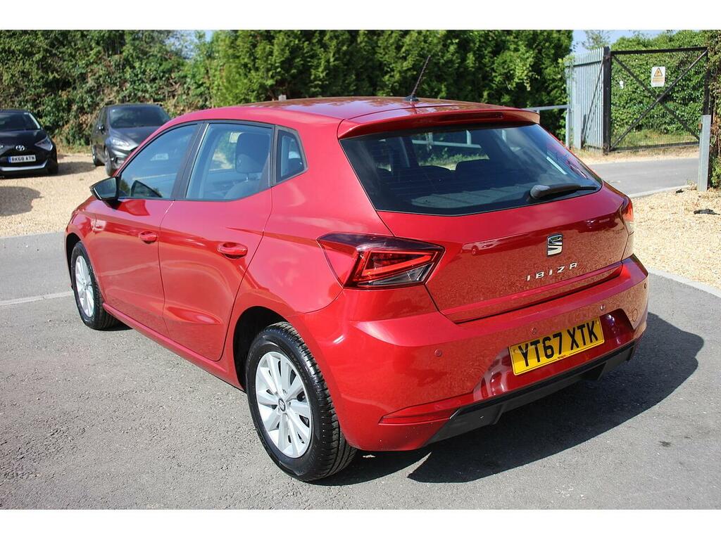 Seat Ibiza Hatchback YT67XTK Red #5