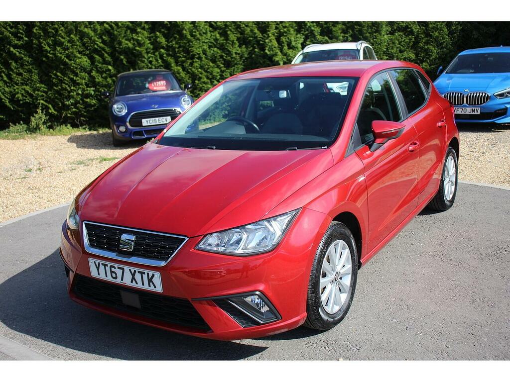 Seat Ibiza Hatchback YT67XTK Red #2