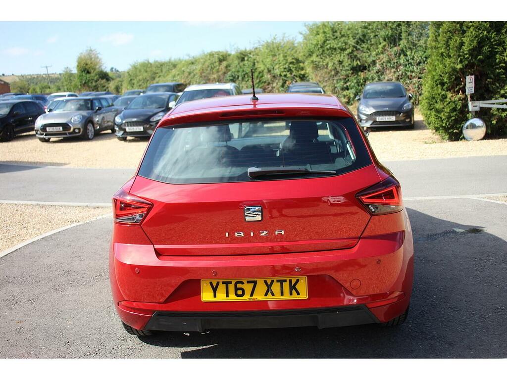 Seat Ibiza Hatchback YT67XTK Red #6
