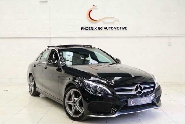 Mercedes-Benz C Class 2.0 C200 Amg Line Premium Saloon G-tr Black