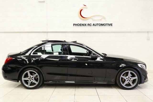 Mercedes-Benz C Class 2.0 C200 Amg Line Premium Saloon G-tr Black #3