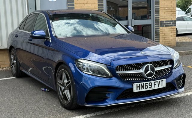 Mercedes-Benz C Class C300d Amg Line Premium Blue