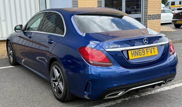 Mercedes-Benz C Class C300d Amg Line Premium HN69FVT Blue #4