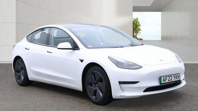Tesla Model 3 Motor Long Range White