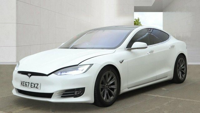 Tesla Model S Auto 5dr White #2