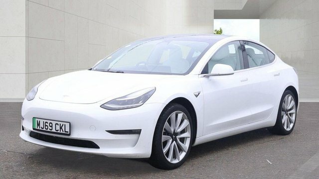 Tesla Model 3 Motor Long Range White