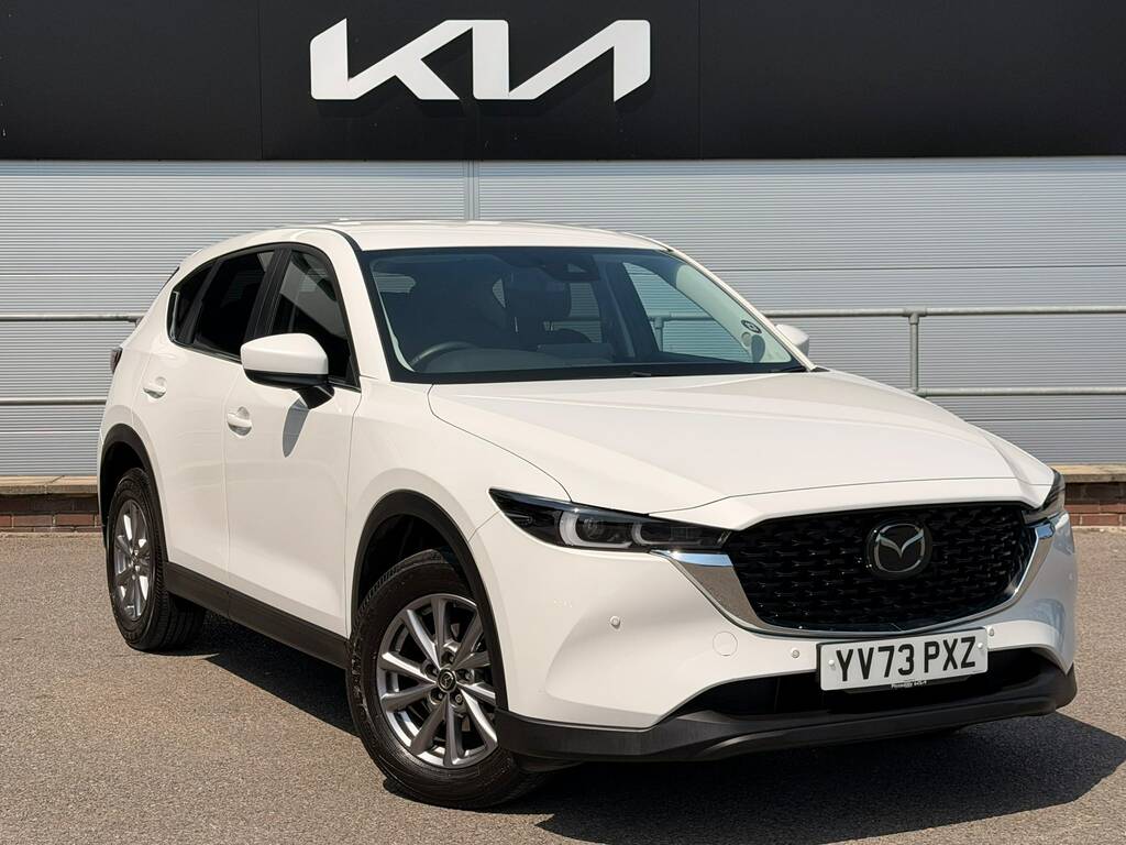 Mazda CX-5 2.0 E-skyactiv G Mhev Centre-line Suv A YV73PXZ White #4