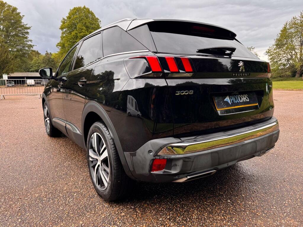 Peugeot 3008 Suv 1.2 Puretech Gt Line Euro 6 Ss 201767 EY67WAU Black #4