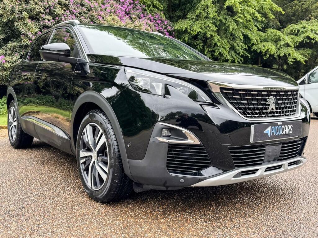 Peugeot 3008 Suv 1.2 Puretech Gt Line Euro 6 Ss 201767 EY67WAU Black #5
