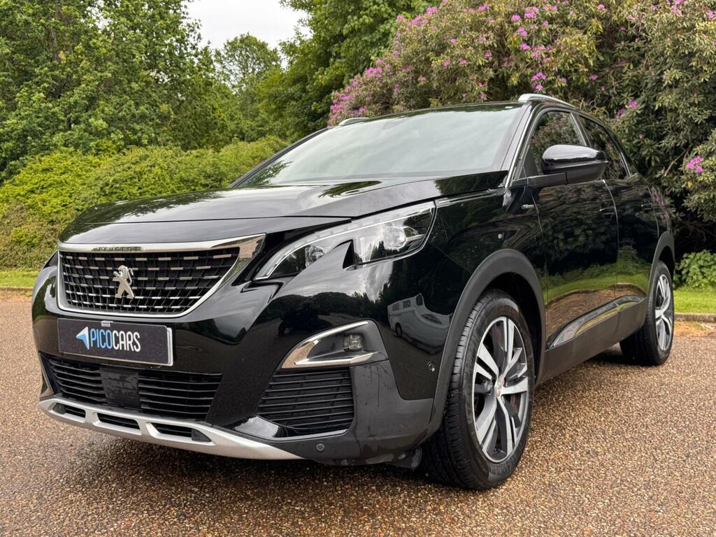 Peugeot 3008 Suv 1.2 Puretech Gt Line Euro 6 Ss 201767 EY67WAU Black #6